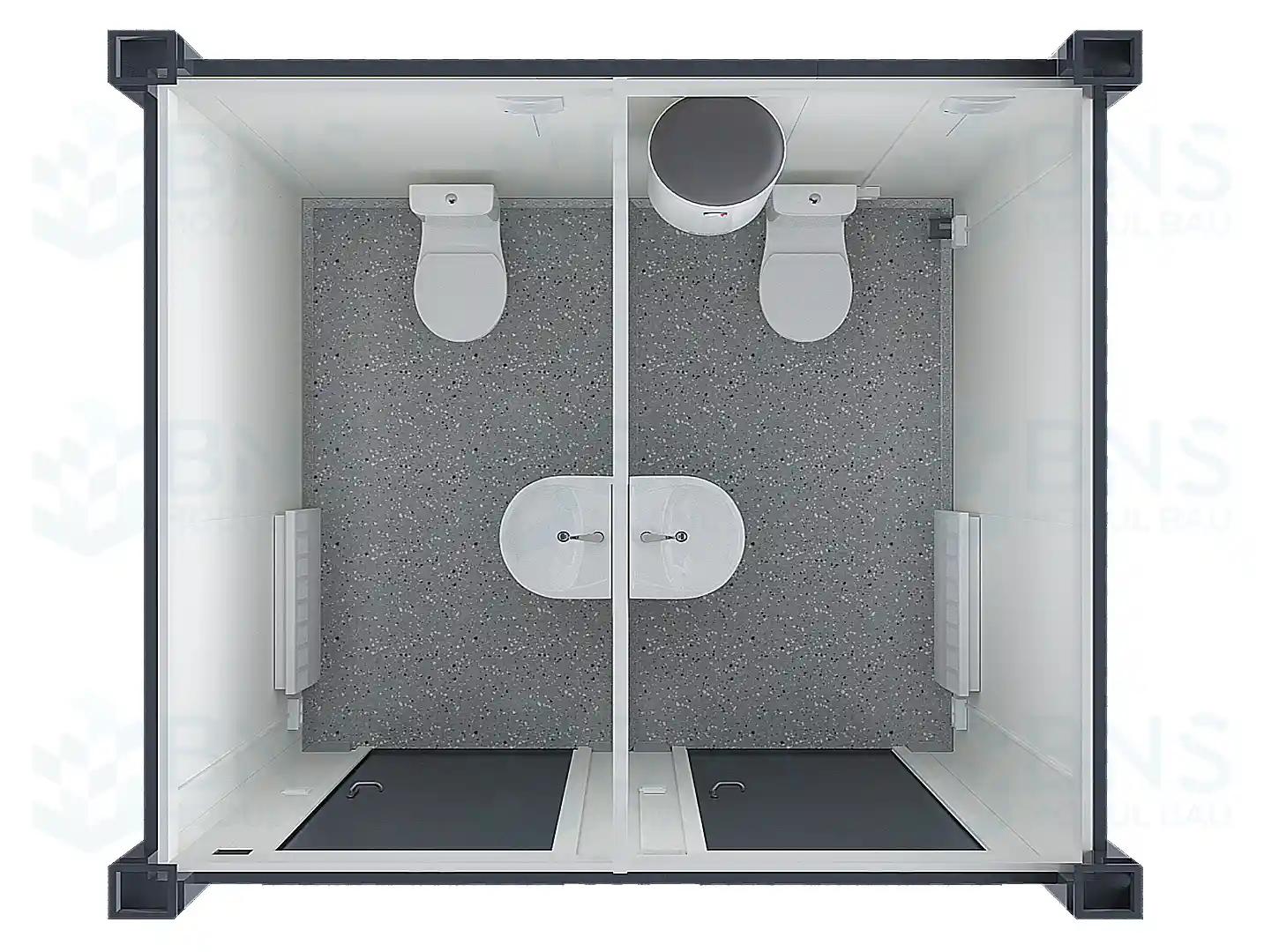 Sanit&auml;rcontainer ma&szlig;e 240x240
